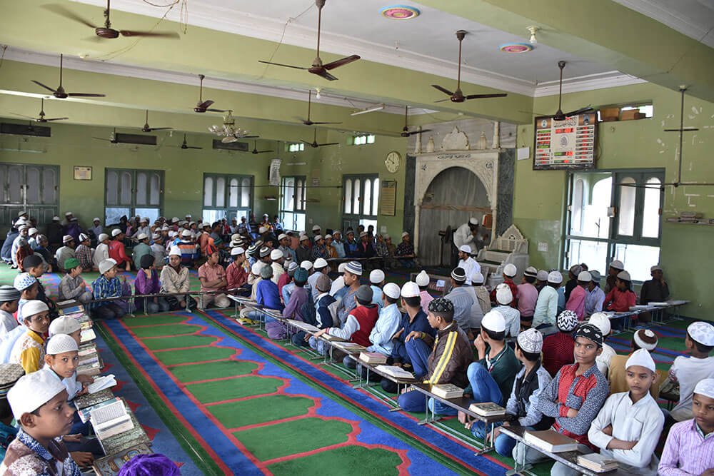 A class at Anjuman Residential School
